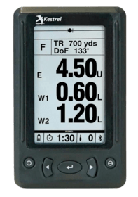 Kestrel HUD 5 Series heads up display for ballistic meters with remote